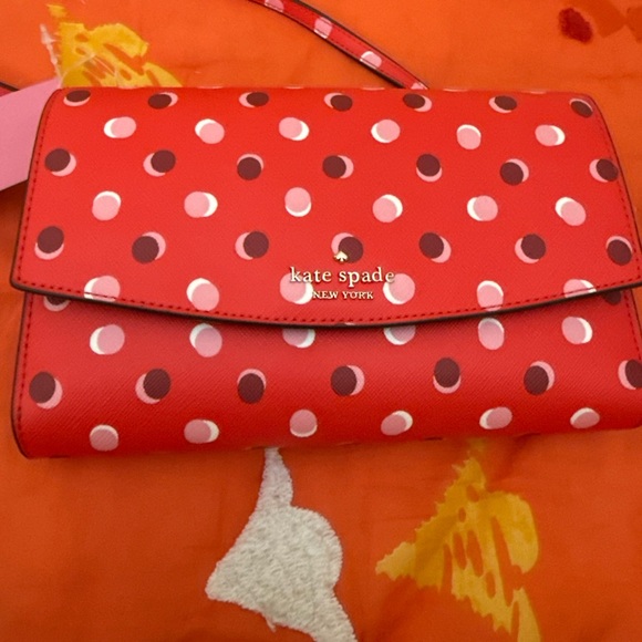 Kate Spade NWT Laurel Way Fiesta Dot Cross Body Phone Bag - Picture 4 of 12